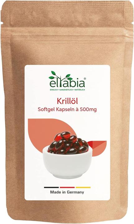 Eltabia Krill oil capsules | Premium krill oil rich in astaxanthin, omega 3,6 and 9 fatty acids (100 Piece, Capsules)