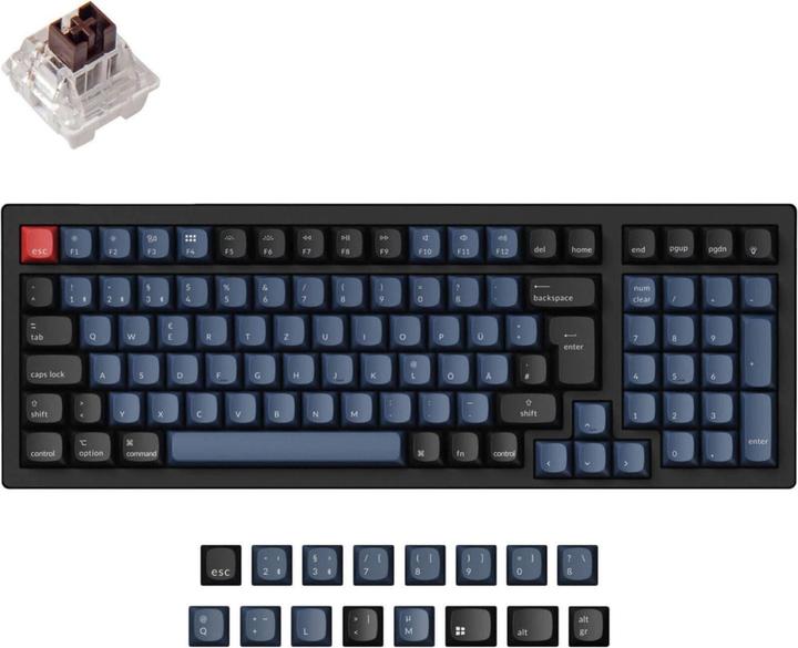 Image du produit Keychron K4 Pro (DE, Filaire, Sans fil)