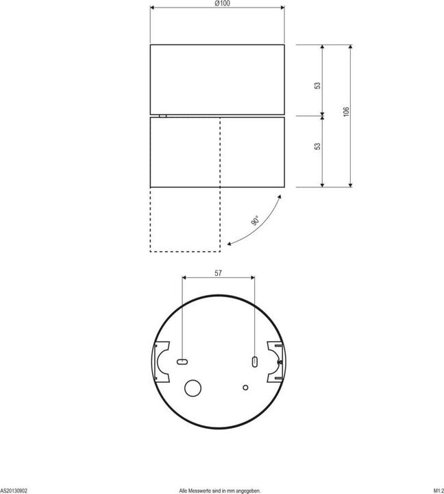 Produktbild EVN-Lichttechnik LED-Wand-u.Deckenleuchte (1000 lm)