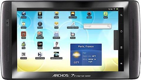 Archos 70 Internet Tablet, 8 GB - 7.0 inch display - WiFi (8 GB)