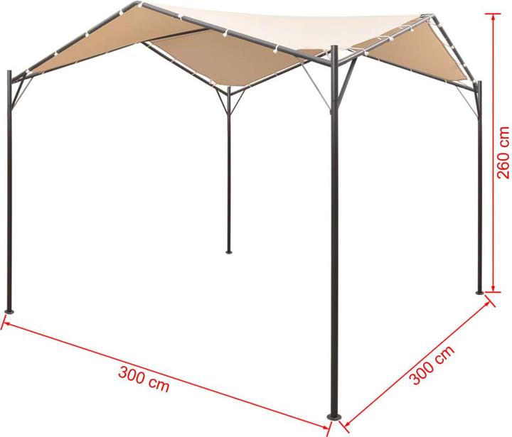 Produktbild VidaXL Tabbie (300 cm, 300 cm)