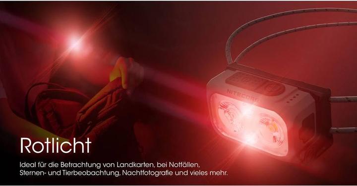 Image du produit Nitecore NU21 Hoofdlamp Geel (360 lm)