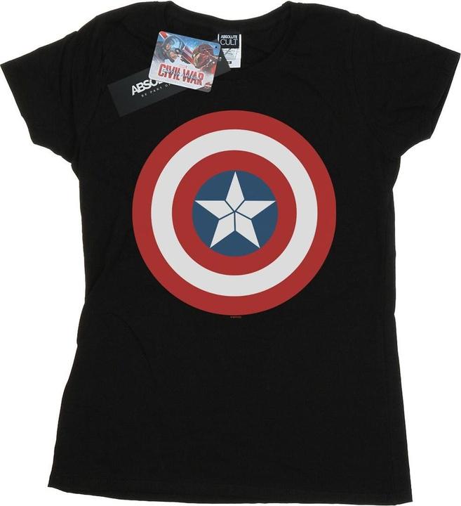 Image du produit - T-shirt CAPTAIN AMERICA CIVIL WAR SHIELD - Femme (XL)