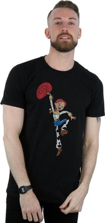 Actual product image Disney Mens Toy Story 4 Jessie Jump Pose T-Shirt (S)