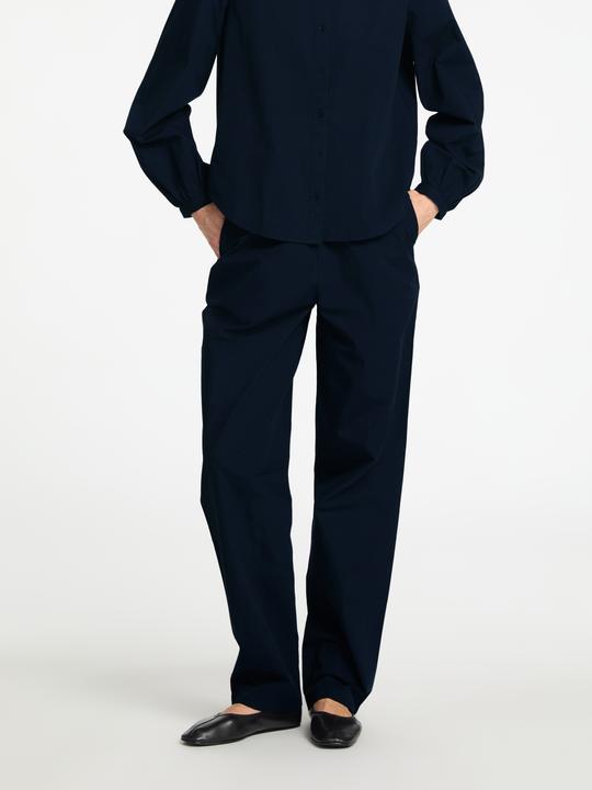 Immagine prodotto Selected Femme Pantaloni a vita alta in cotone (40)