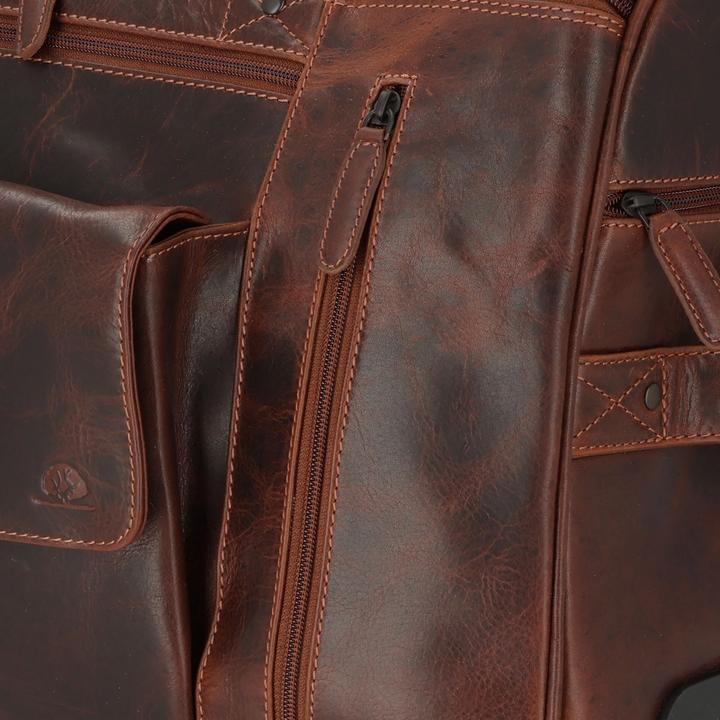 Image du produit Greenburry Sac de voyage à 2 roulettes Rugged en cuir 53 cm (43 l)