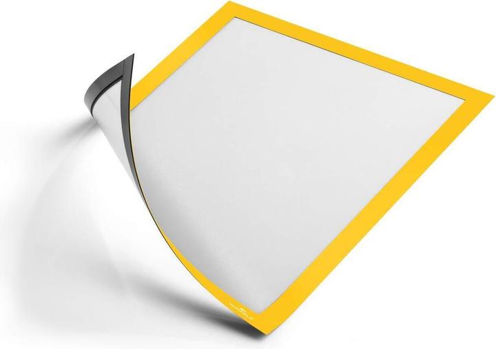 Actual product image Durable 2 magnetic frames DURAFRAME® MAGNETIC A4 yellow
