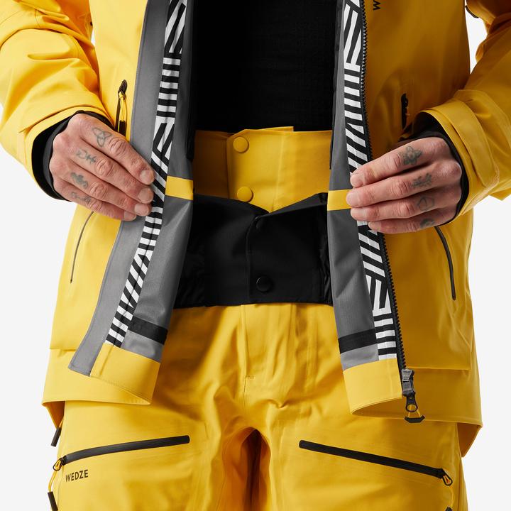 Produktbild Wedze Skijacke Herren warm und atmungskativ - FR500 gelb (L)