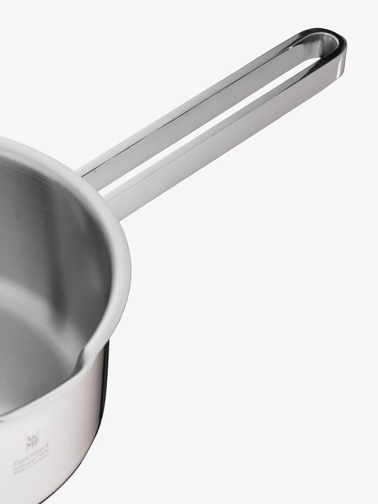 Produktbild WMF Stielkasserolle Topf 16cm Stieltopf Deckel Function4 Induktion Edelstahl (16 cm, Kochtopf, Edelstahl)