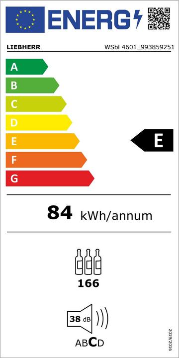 Energy Label Liebherr GrandCru WSbl 4601