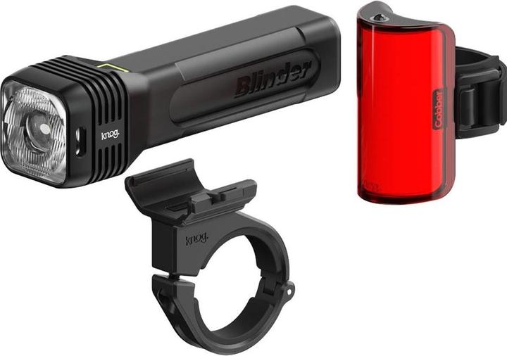 knog. Blinder 700 + Cobber Mid Twinpack, StVZO, black (700 / 55 Lumen) (700 lm, 55 lm)