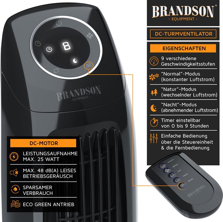 Produktbild Brandson Turmventilator (48 dB)