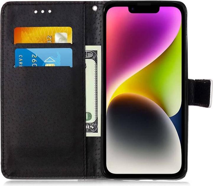 Actual product image Cover-Discount iPhone 15 - Leather Case Cover Tiger (Apple iPhone 15)