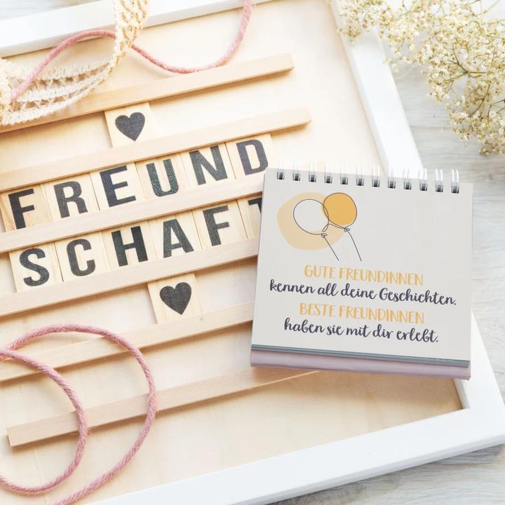 Actual product image Es heisst Freundschaft, weil man mit Freundinnen alles schafft (German, Groh publishing house, 2022)