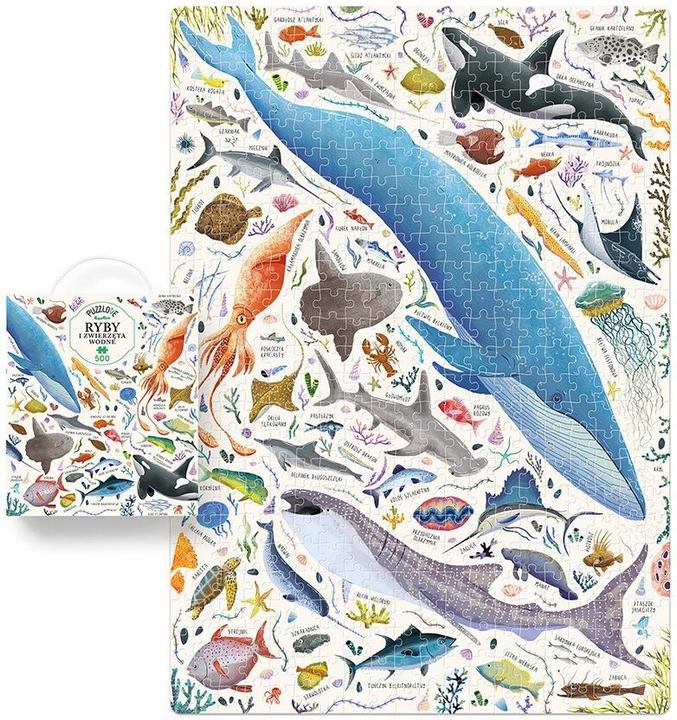 Immagine prodotto Czuczu Puzzle con pesci e animali acquatici, 500 pezzi (500 pezzi)