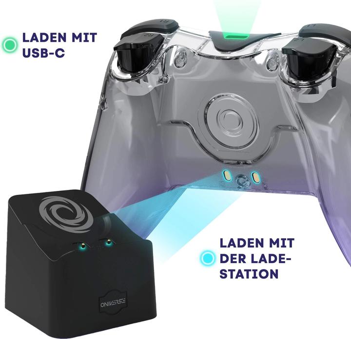 Image du produit Oniverse Nintendo Switch Astralite Controller Wireless Smoked Black incl. Charging Station (Android, iOS, Switch, PC, Switch Lite, Switch OLED)
