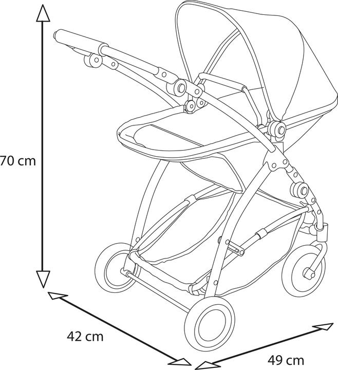 Produktbild Brio Flex Doll Pram