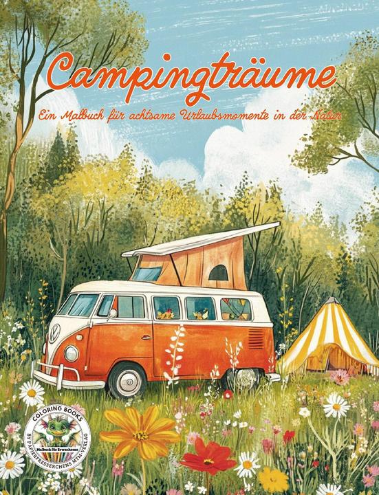 Immagine prodotto Sogni da campeggio - Un libro da colorare per trascorrere momenti di vacanza all'insegna della
