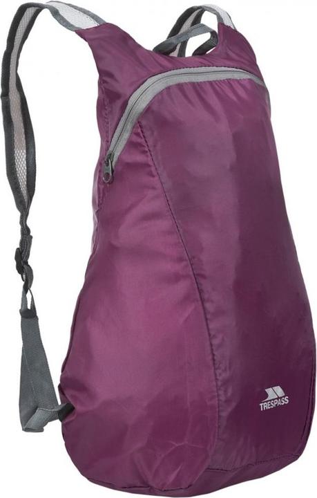 Trespass REVERSE - PACKAWAY RUCKSACK (schwarz/traubenrot, EACH, ASS) (15 l)