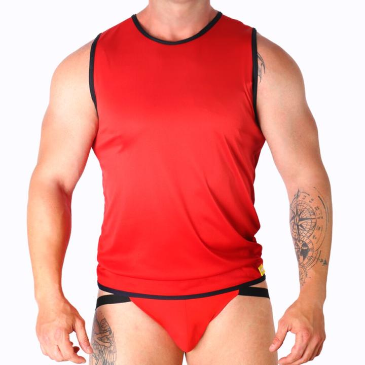 Image du produit Macho Underwear Chemise Rouge Homme S/M (M)