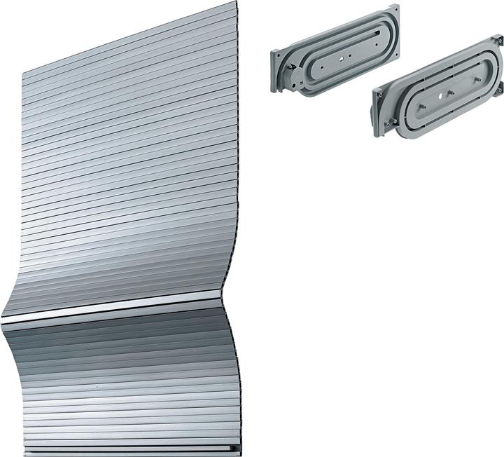 Actual product image Hettich Tambour door for cupboard, 500x600x350mm without rail (1 pcs.)