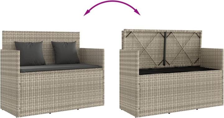 Image du produit VidaXL Ensemble salon de jardin 10 pièces avec coussins