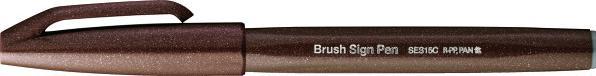 Image du produit Pentel Brush Sign Pen (Brun foncé, 1 x)