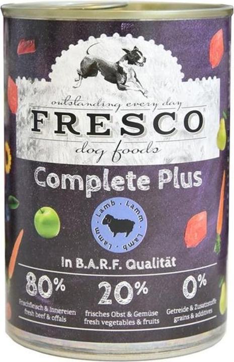 Image du produit Fresco Nourriture humide Complete Plus agneau 400 g (Adulte, Junior, Senior, 1 pcs, 400 g)
