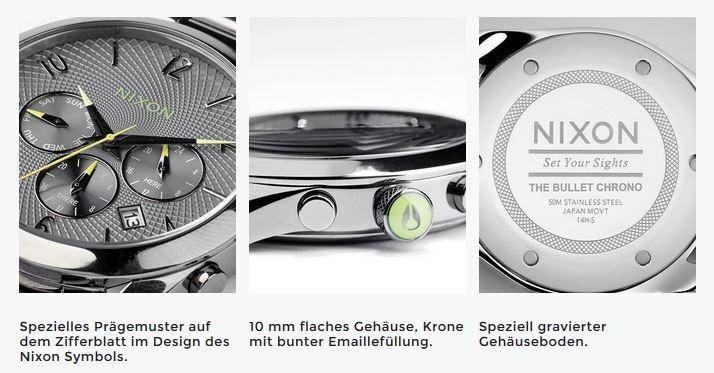 Image du produit Nixon Bullet Chrono (Montre analogique, 42 mm)