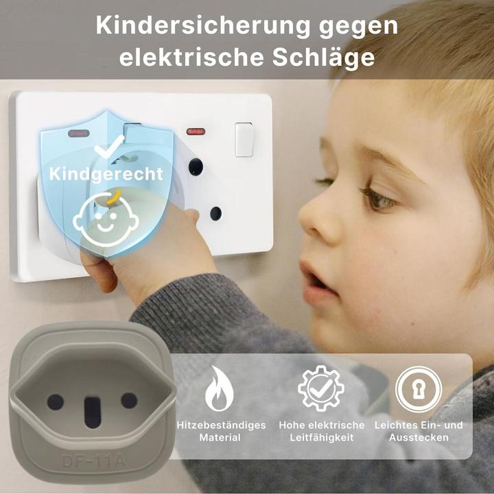 Produktbild Hermex Steckdosenadapter Schweiz zu Schuko