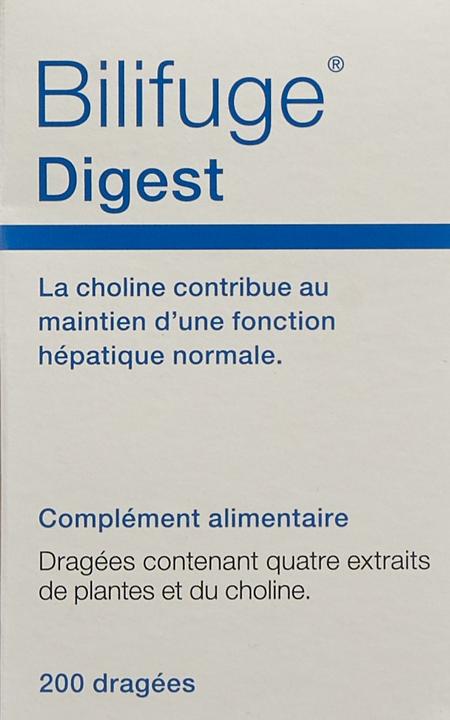 Nährwerte und Zutaten Bilifuge Digest Drag (200 Stück, Tabletten, 118 g)