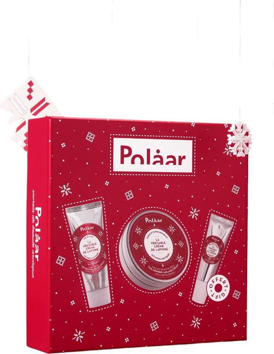 Polaar Lappland Hydrating Set - Enthält Handcreme 25 ml, Lippenbalsam 10 ml und Gesichtscreme 50 ml
