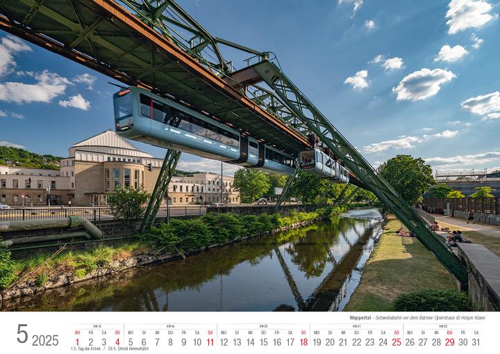 Produktbild Wuppertal 2025 Bildkalender A3 Spiralbindung (A3, Harter Einband, Deutsch)