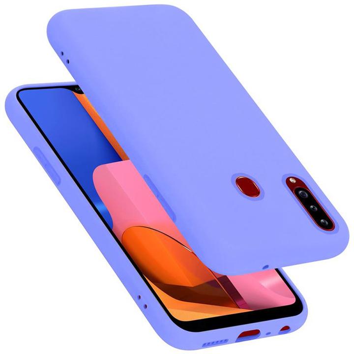 Actual product image Cadorabo TPU Liquid Silicone Case Cover (Samsung Galaxy A20s)