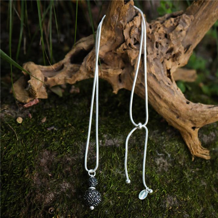 Produktbild Andreani Halskette mit Steinanhänger aus hochwertigem rhodiniertem Material