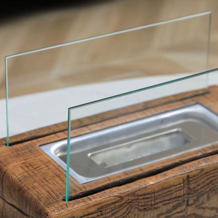 Actual product image Swisshandel24 Ethanol-Kamin, 0,15L Brenndauer 45 Min, Tischkamin (33 x 16 x 18 cm)