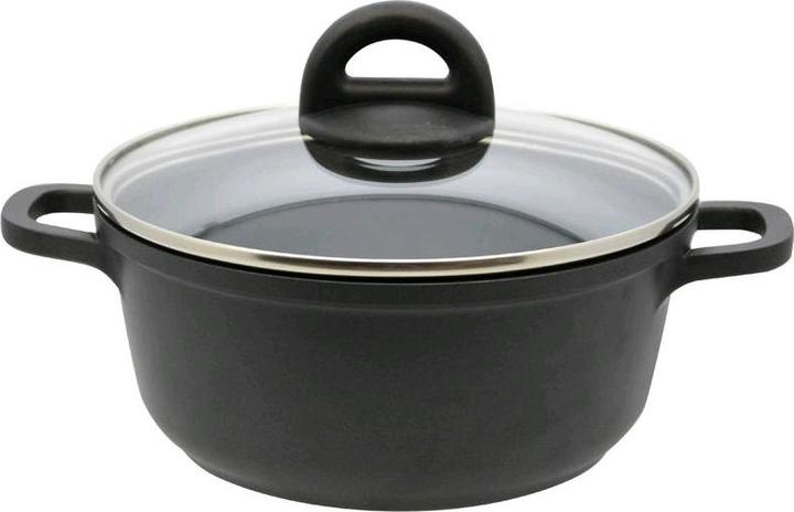 ELO Basic Black cast aluminium pot w.D.20cm Dur Select 89120 (20 cm, Pot, Aluminium)