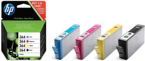 Actual product image HP Ink 364 (M, FC, C, Y)
