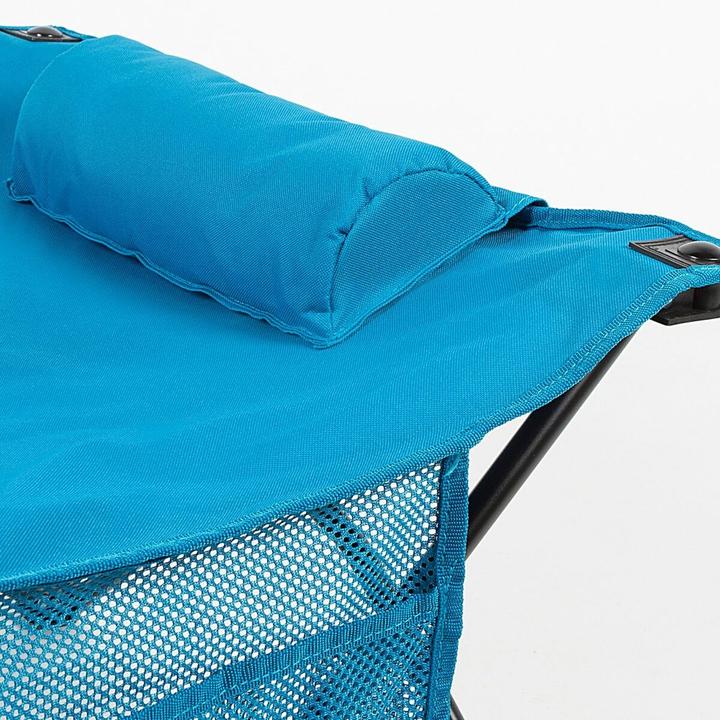 Immagine prodotto Aktive Letto pieghevole blu da campeggio 178 x 62 x 38 cm 178 x 38 x 62 cm (2 pezzi)