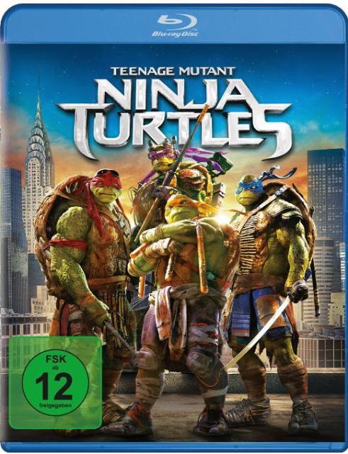 Teenage Mutant Ninja Turtles (Blu-ray, 2014, Deutsch, Spanisch, Französisch, Italienisch)