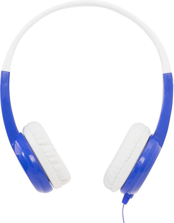 Actual product image Buddyphones kids headphones wired Discover (Blue)