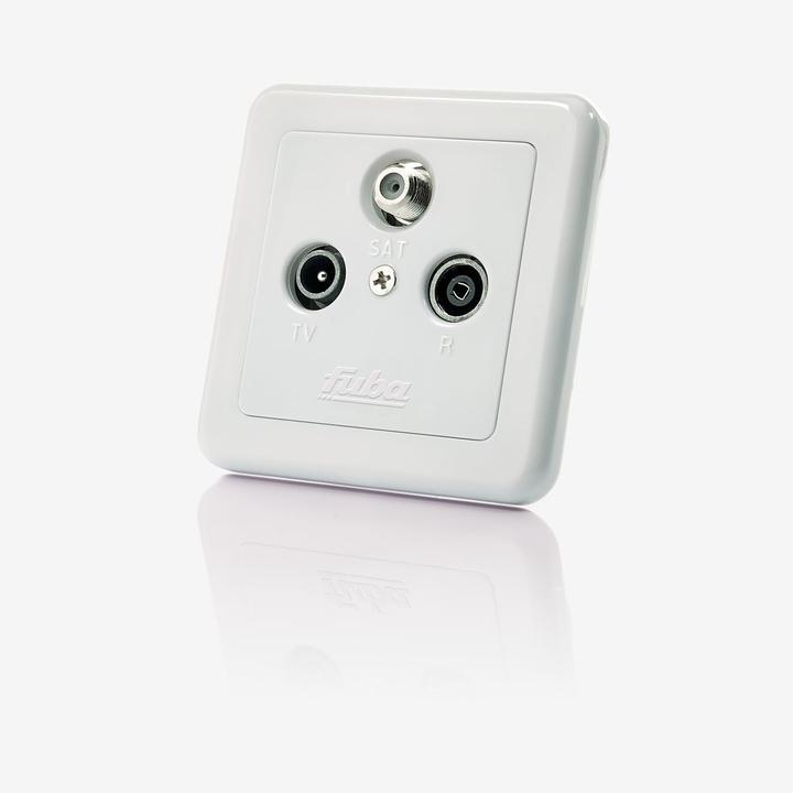 Produktbild Fuba GAD 300 - SAT + TV + Radio - 3 dB - Weiss (3 dB, Antennendose)