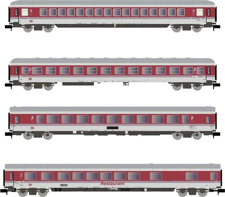 Produktbild Hornby DB AG 4 Reisezugwagen IC 1xApm, 2xBm, 1xArm Ep.V (Spur N)