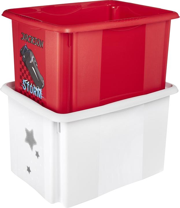 Image du produit keeeper karolina Set avec couvercle stars (45 x 35 x 27 cm, 30 l)