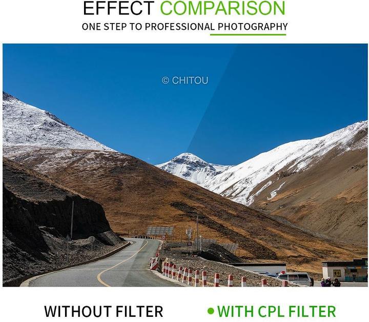 Actual product image 7artisans Polarizing filter CPL - 77 mm (77 mm, Polarizing filter)