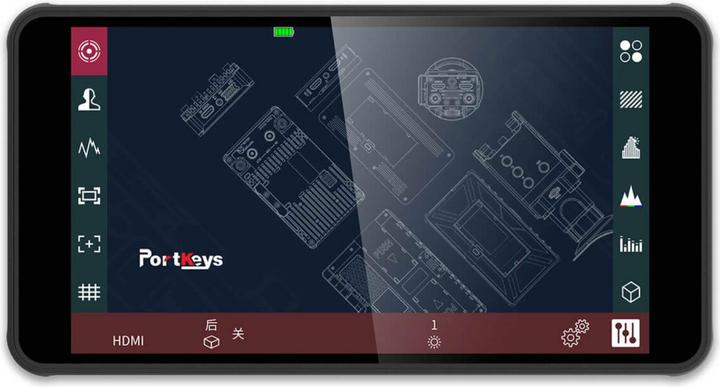 Productafbeelding Portkeys PT5 II 5 inch 4K HDMI touchscreen monitor (5", Volledige HD)