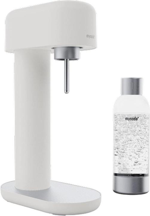 Mysoda Incl. 1 quick-lock premium flask - Aluminium - Hvid/sølvfarvet