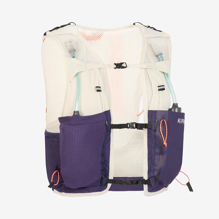 Immagine prodotto Kiprun Laufrucksack Trailrunning 8 Liter Damen - beige/lila (8 l)