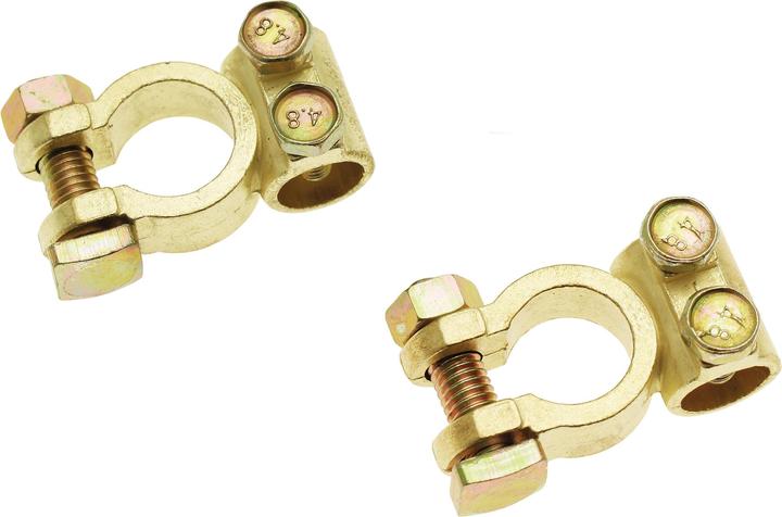 Actual product image BGS Round Battery Terminal Set (1 pcs.)