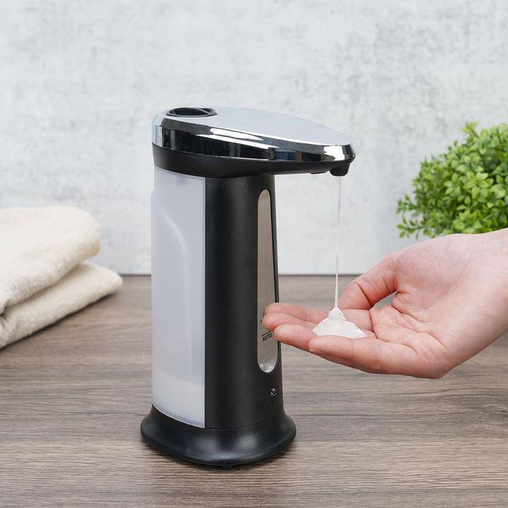 Image du produit Casativo Distributeur automatique de savon avec capteur infrarouge, sans contact, 400 ml